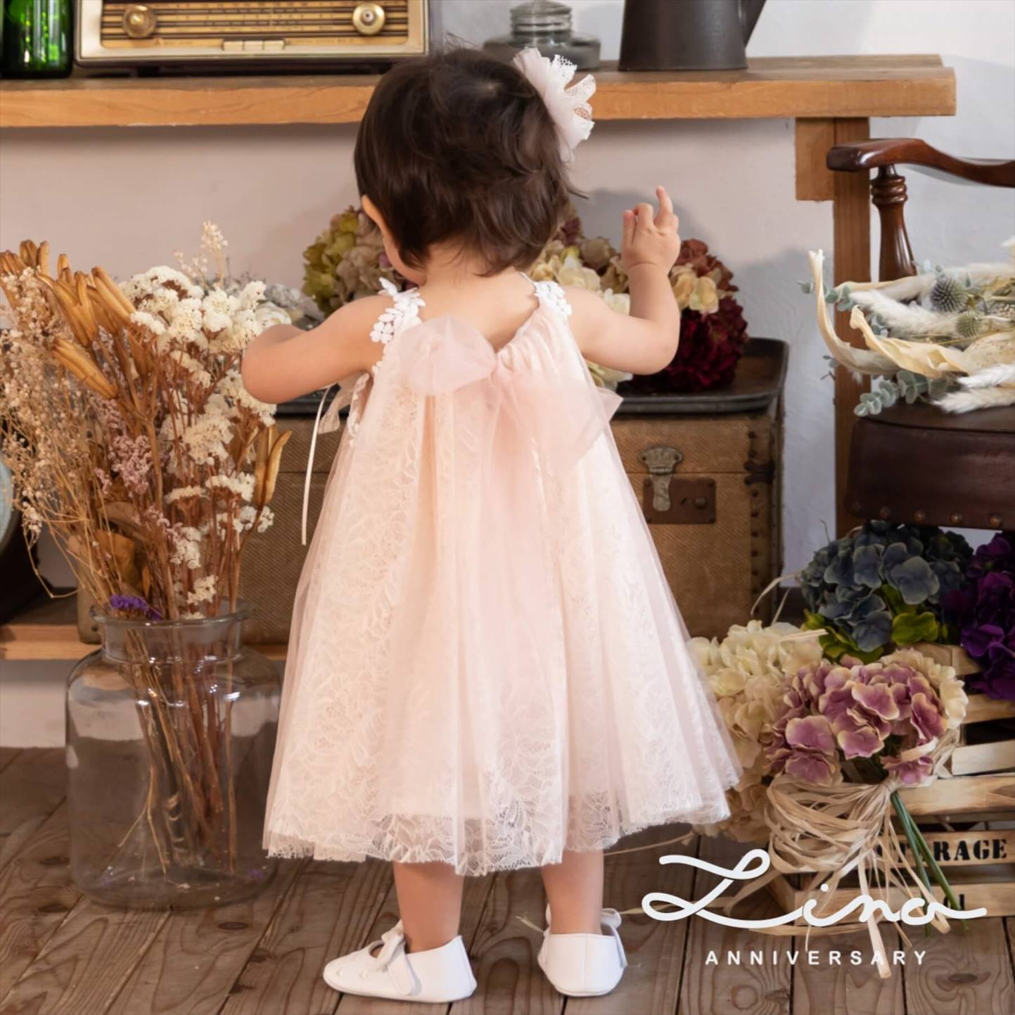 レンタルドレス│LKD-011-PI 80cm｜子供ドレス＆タキシード